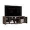 Tuhome Lyon Tv Stand for TV's up 55 in. One Cabinet, Double Door, Dark Walnut RLC6704 - alternate 8